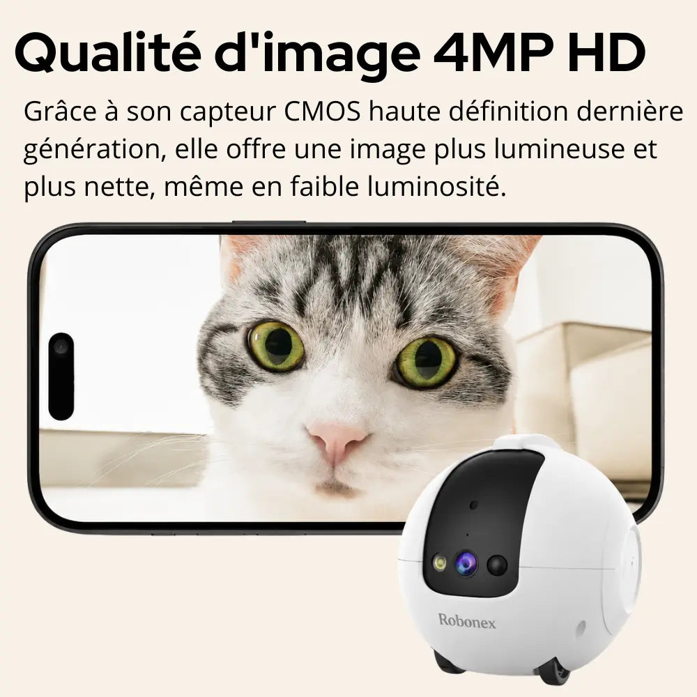 ROBONEX® – La caméra intelligente qui protège votre maison sans effort